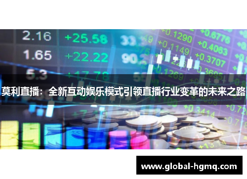 莫利直播：全新互动娱乐模式引领直播行业变革的未来之路